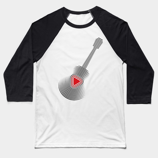 Guitar lover Baseball T-Shirt by SASTRAVILA